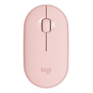 Mouse Óptico Logitech Pebble M350, Inalámbrico, Bluetooth, Rosa