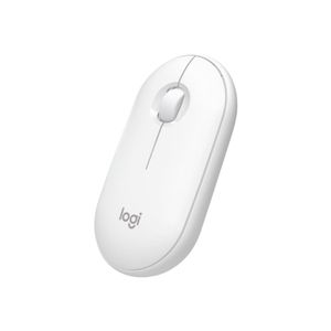 Mouse Logitech Óptico Pebble M350, Inalámbrico, Bluetooth, Blanco
