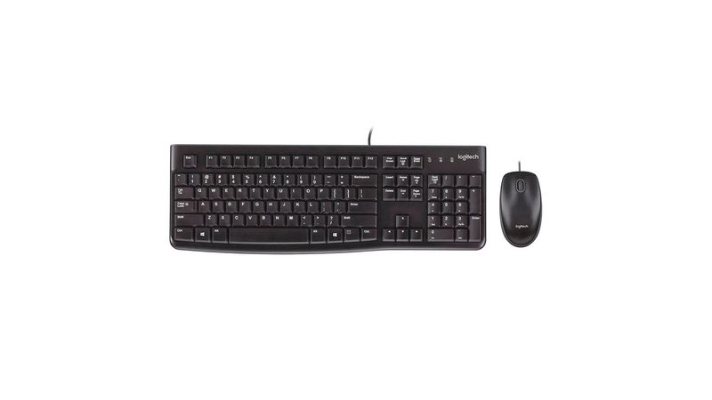 Teclado y mouse alambrico logitech hot sale